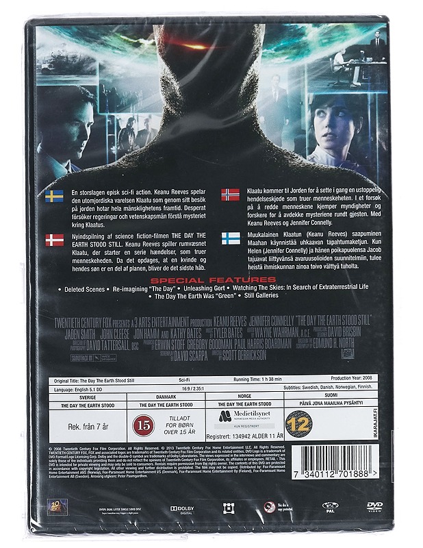 The day the earth stood still - DVD - DVD-elokuvat - 10105411762 - 1