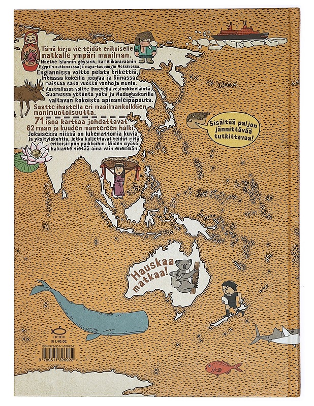 Suuri karttakirja - Mizieli?ska, Aleksandra - Lastenkirjat - 10105411802 - 1