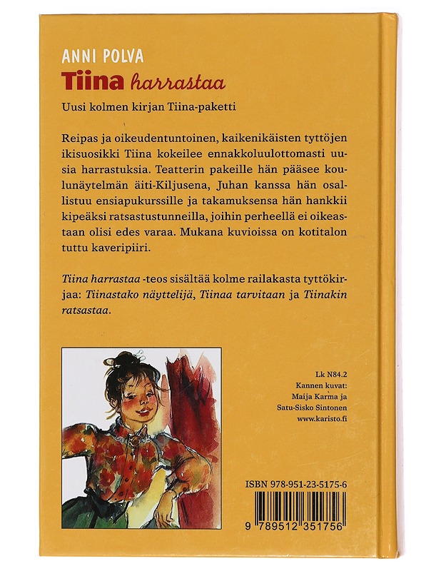 Tiina harrastaa - Anni Polva - Lastenkirjat - 10105411814 - 1