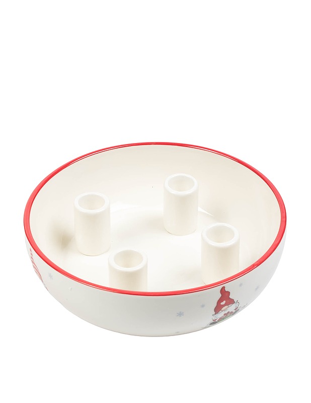 Keraaminen joulukynttelikkö - Joulutuotteet - 10105411845 - 1