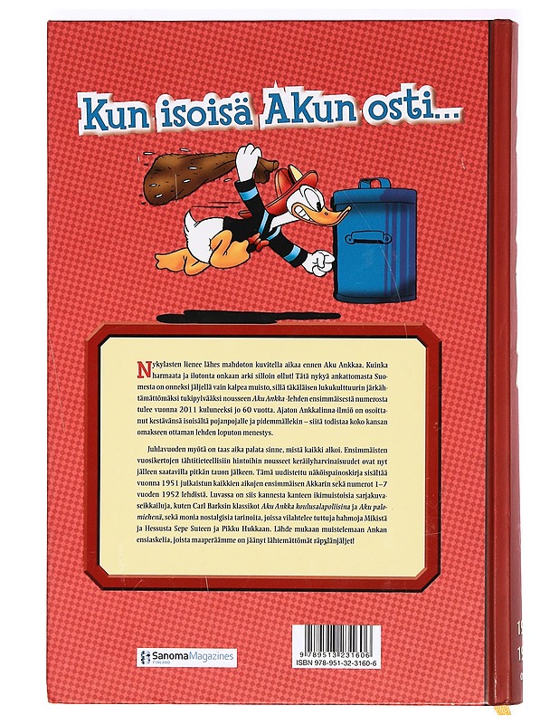 Aku Ankka ja kumppanit : näköispainos vuosikerrasta 1951-1952. Osa 1 - Perälä, Riku - Sarjakuvat - 10105411854 - 1