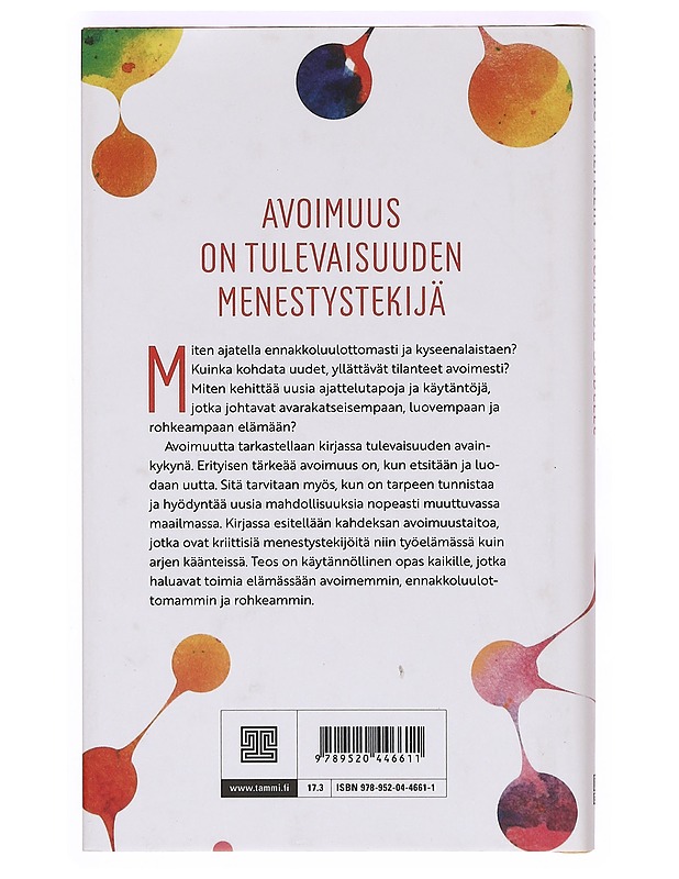 Avoimuus uudelle : tulevaisuuden avaintaito - Nando Malmelin - Tietokirjat ja oppaat - 10105411867 - 1