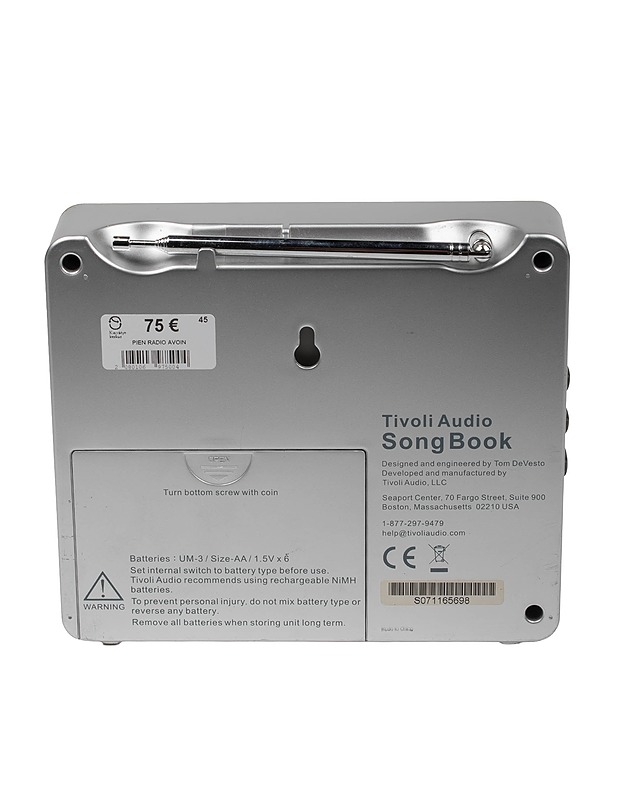 TIVOLI Audio Song Book matkaradio - Audio - 10105411886 - 2