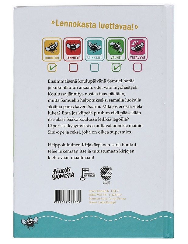 Rapiseva reppu - Kallioniemi, Tuula - Lastenkirjat - 10105411899 - 1