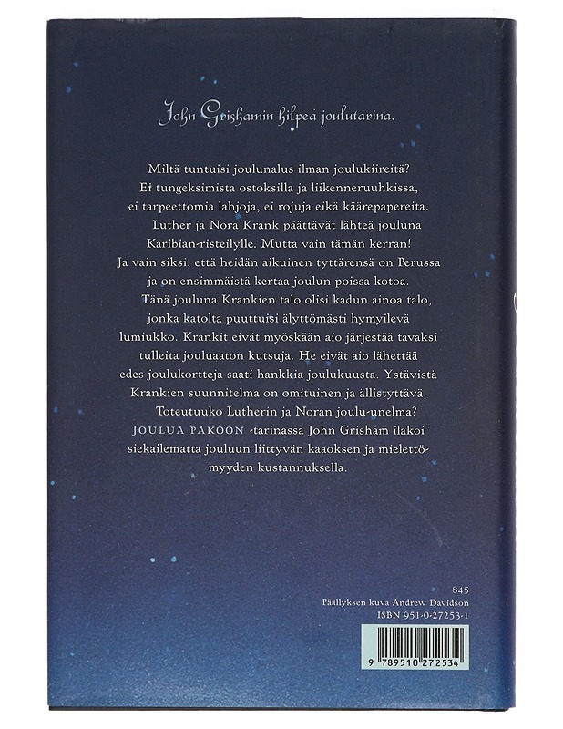 Joulua pakoon - Grisham, John - Joulukirjat - 10105411902 - 1