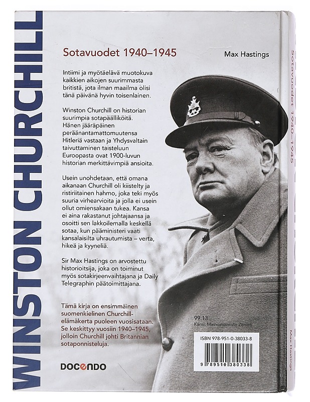 Winston Churchill : sotavuodet 1940-1945 - Hastings, Max - Elämäkerrat ja muistelmat - 10105411977 - 1