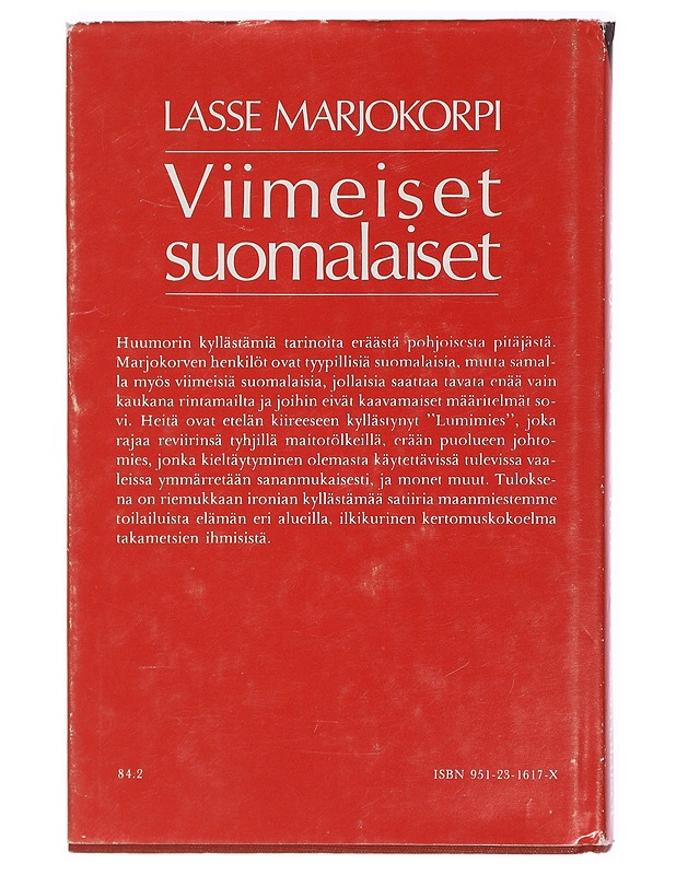 Viimeiset suomalaiset : tarinaa K:n pitäjästä - Lasse Marjokorpi - Romaanit ja novellit - 10105412059 - 1