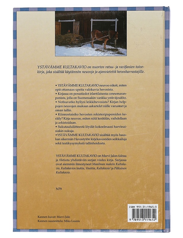 Ystävämme Kultakavio - Marvi Jalo - Tietokirjat ja oppaat - 10105412068 - 1