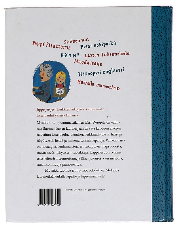 Suomen lasten laulukirja - Wuorela, Essi - Lastenkirjat - 10105412073 - 1