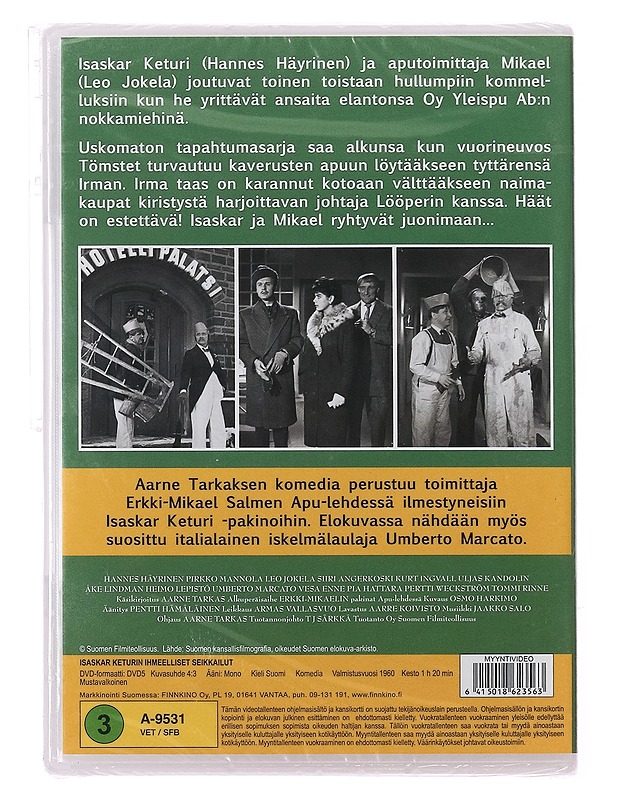 Isaskar Keturin Ihmeelliset seikkailut - DVD - DVD-elokuvat - 10105412122 - 1