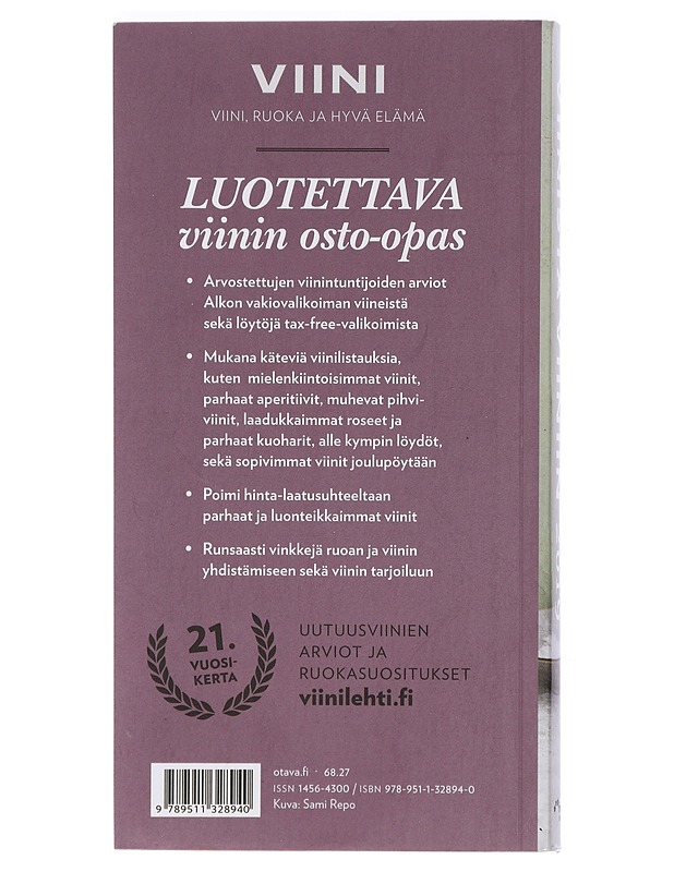 Viinistä viiniin 2019 : viininystävän vuosikirja - Berglund, Juha - Tietokirjat ja oppaat - 10105412120 - 1