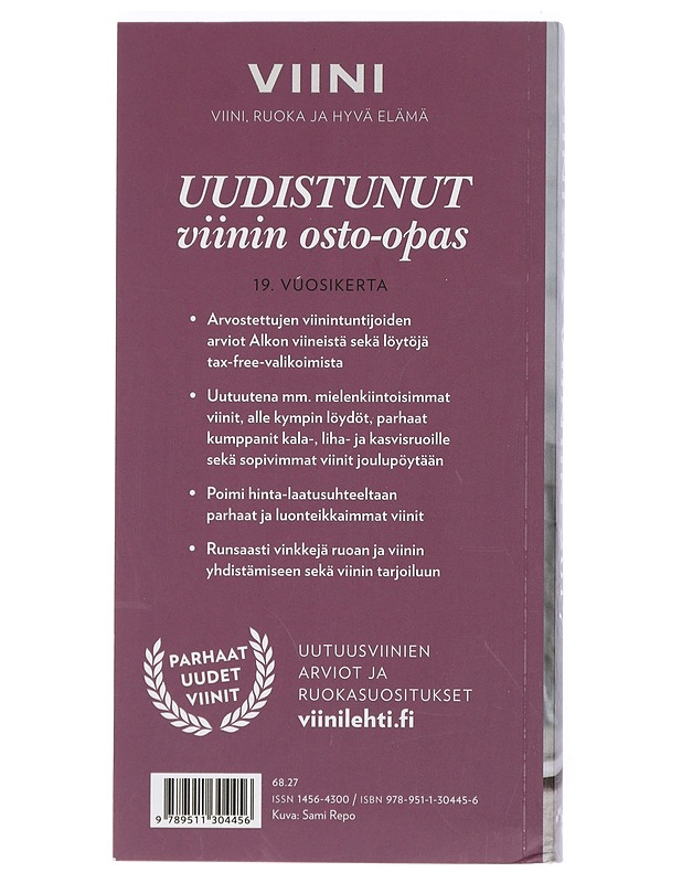 Viinistä viiniin 2017 - Berglund, Juha - Tietokirjat ja oppaat - 10105412126 - 1