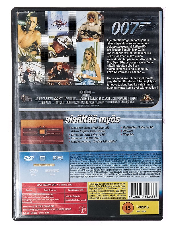 007 Ja Kuoleman Katse - DVD - DVD-elokuvat - 10105412162 - 1