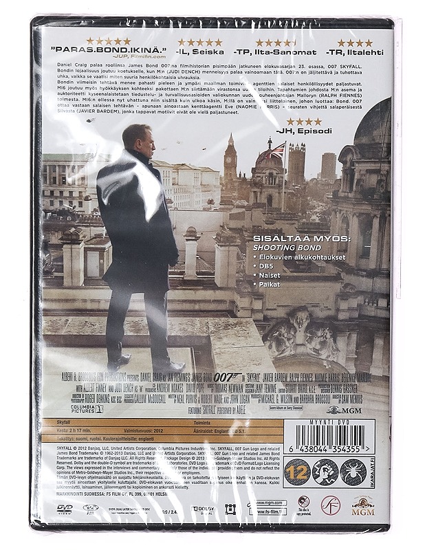 Skyfall - DVD - DVD-elokuvat - 10105412182 - 1