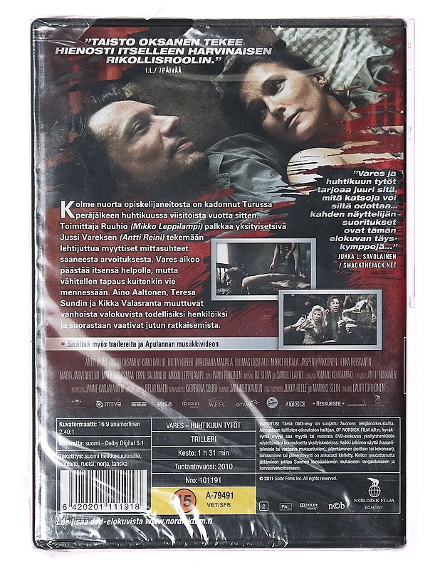 Vares: Huhtikuun tytöt - DVD - DVD-elokuvat - 10105412189 - 1