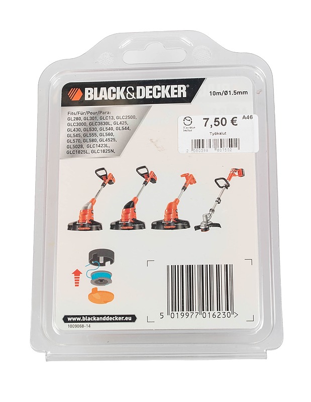 BLACK & DECKER trimmerilanka ja kela - Muut urheiluvälineet ja vapaa-aika - 10105412190 - 1