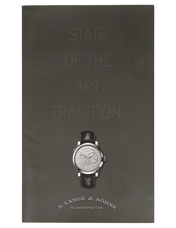 State of the Art Tradition - A. Lange & Söhne - Harrastekirjat - 10105412307 - 0