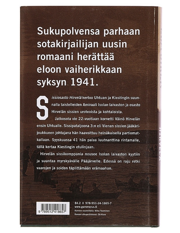 Sissiosasto Hirvelä - Esa Sirén - Romaanit ja novellit - 10105412330 - 1