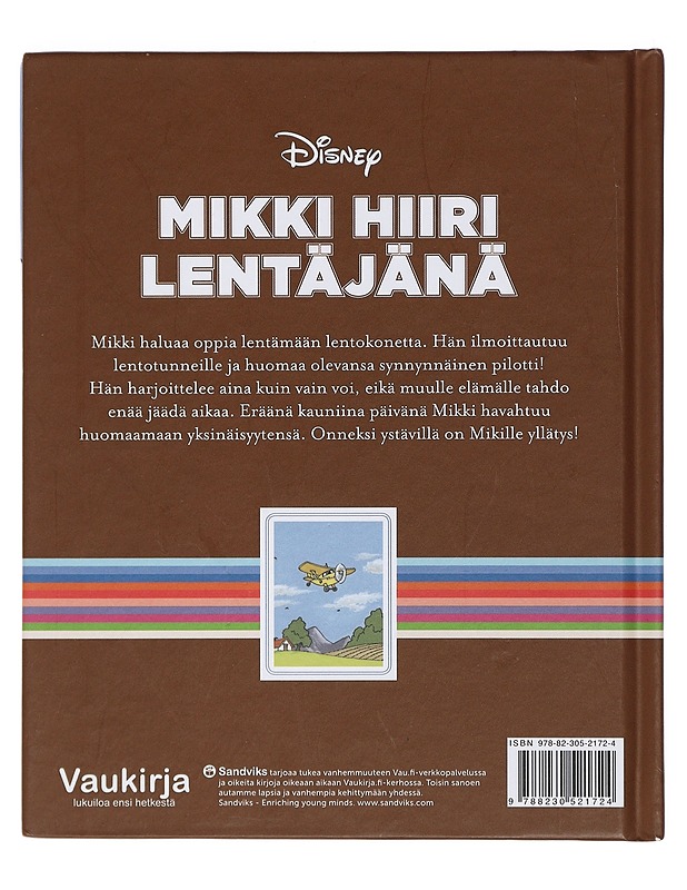 Mikki Hiiri lentäjänä - Clarke, Suvi - Lastenkirjat - 10105412363 - 1