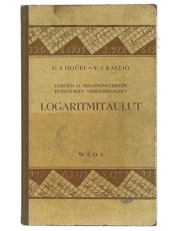 Lukujen ja trigonometristen funktioiden viisidesimaaliset logaritmitaulut - G. J. Hoüel - Tietokirjat ja oppaat - 10105412397 - 0