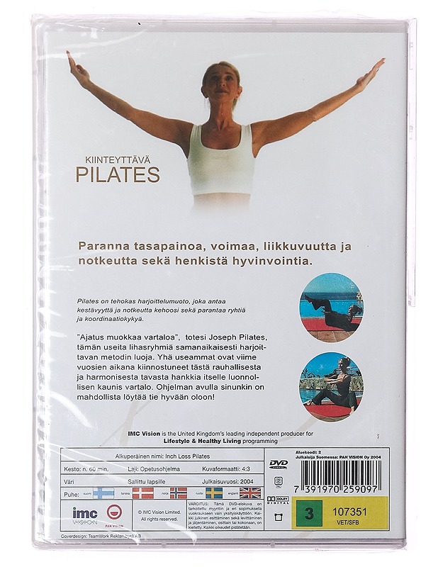 Kiinteyttävä Pilates - DVD - DVD-elokuvat - 10105412408 - 1
