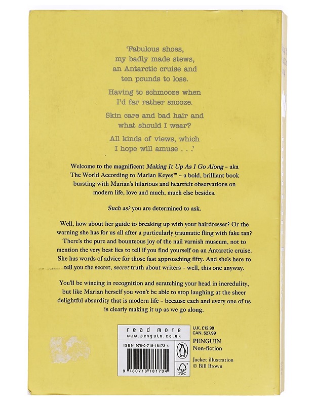Making It Up As I Go Along - Keyes, Marian - Elämäkerrat ja muistelmat - 10105412448 - 1