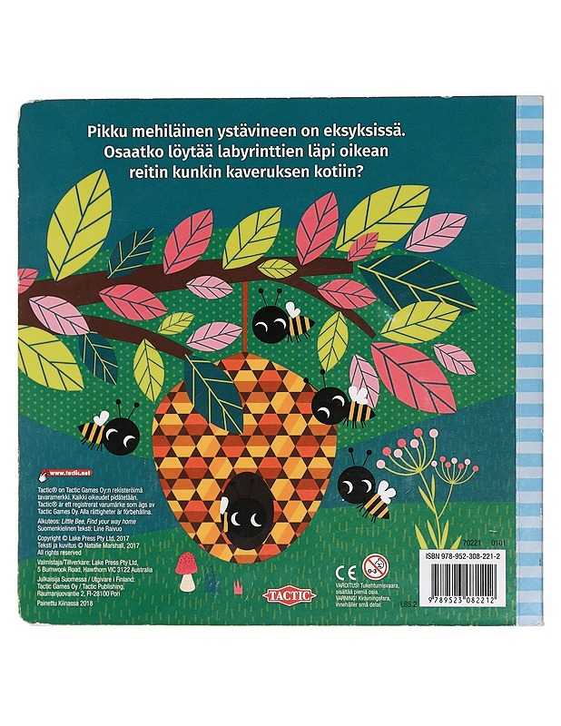 Mehiläinen ystävineen - Natalie Marshall - Lastenkirjat - 10105412516 - 1