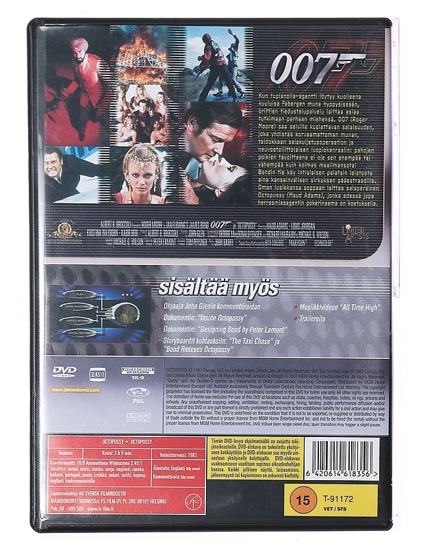 Octopussy - DVD - DVD-elokuvat - 10105412524 - 1