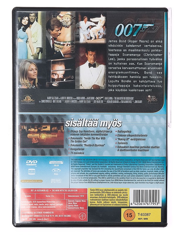 007 ja kultainen ase - DVD - DVD-elokuvat - 10105412529 - 1