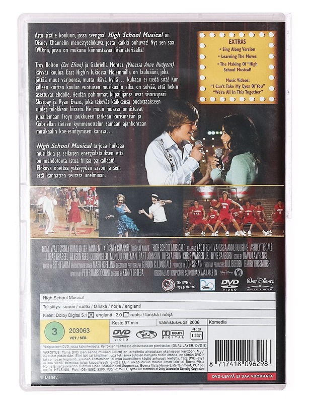 High School Musical: Encore Edition - DVD - DVD-elokuvat - 10105412536 - 1
