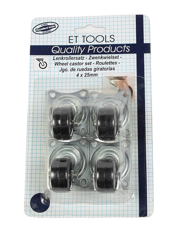 ET TOOLS kääntöpyörä-setti - Rakennustarvikkeet - 10105412592 - 0