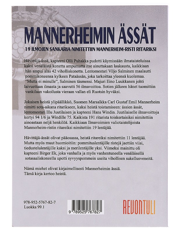 Mannerheimin Ässät - Seppo Porvali - Elämäkerrat ja muistelmat - 10105412620 - 1