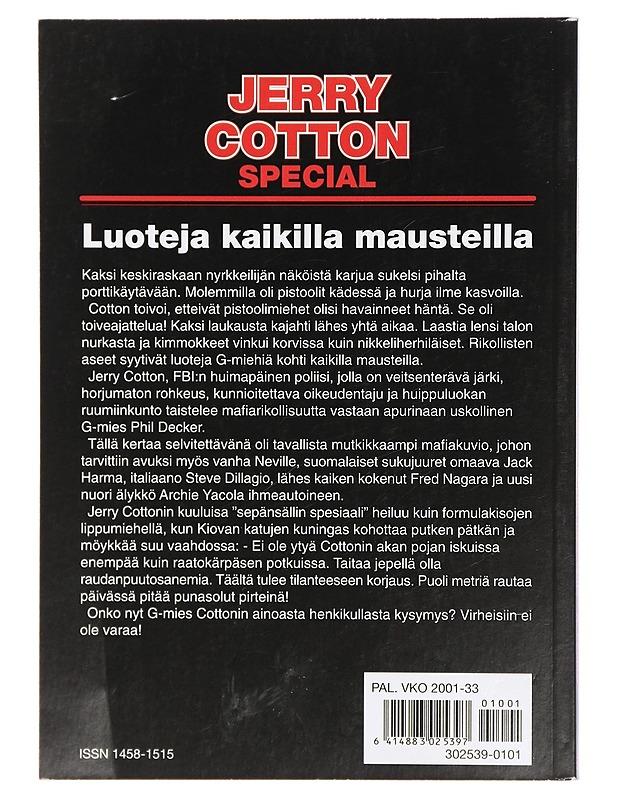 Jerry Cotton - Ari Paulow - Harrastekirjat - 10105412640 - 1