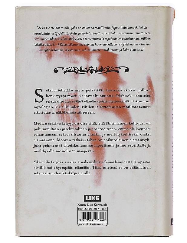 Seksin sielu - Moore, Thomas K18 - Tietokirjat ja oppaat - 10105412653 - 1