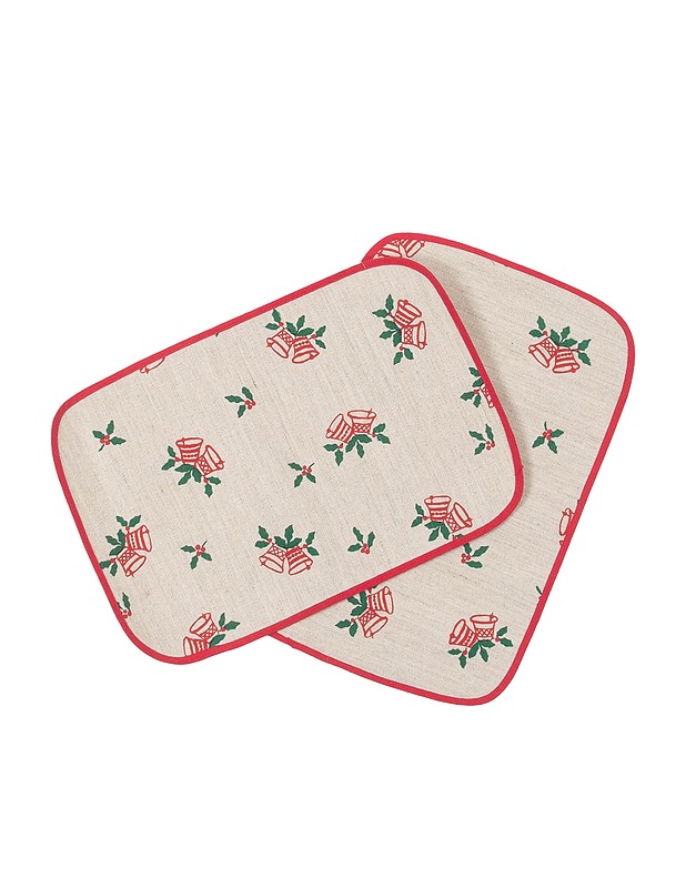 BARKER DESIGN tabletti, 48x28 cm - 2 kpl - Joulutuotteet - 10105412708 - 0