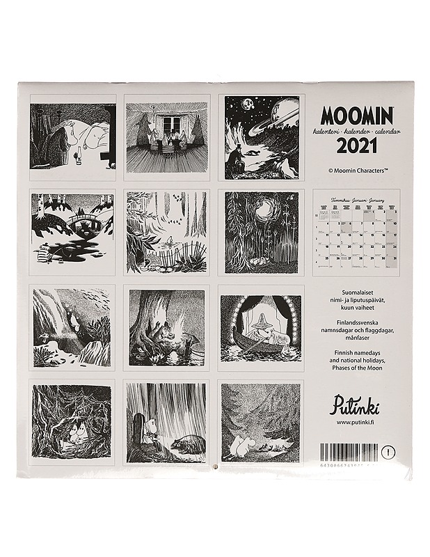 Moomin kalenteri 2021 - Lastenkirjat - 10105412748 - 1