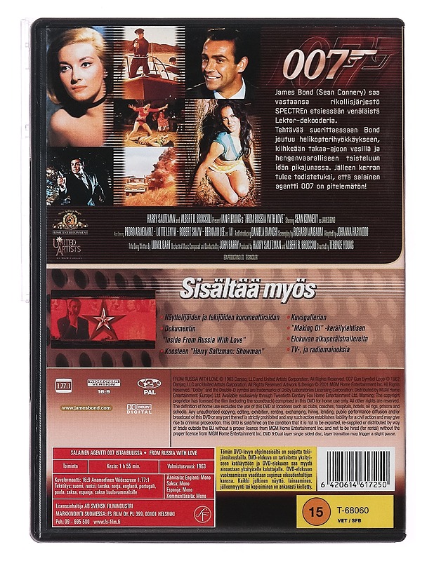 Salainen Agentti 007 Istanbulissa - DVD - DVD-elokuvat - 10105412750 - 1