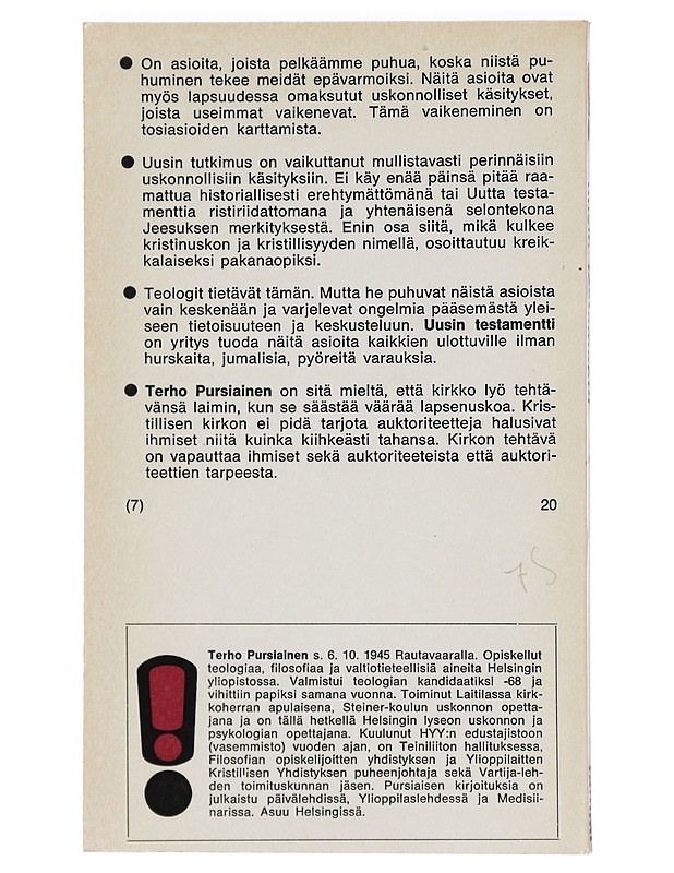 Uusin testamentti - Terho Pursiainen - Tietokirjat ja oppaat - 10105412761 - 1