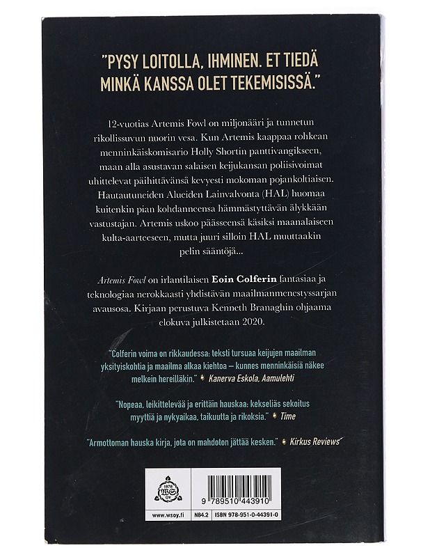 Artemis Fowl - Colfer, Eoin - Fantasia- ja scifi - 10105412814 - 1