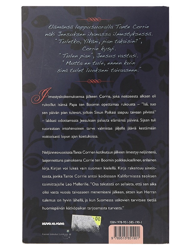 Huomispäivän kätköpaikka - Boom, Corrie ten - Romaanit ja novellit - 10105412817 - 1