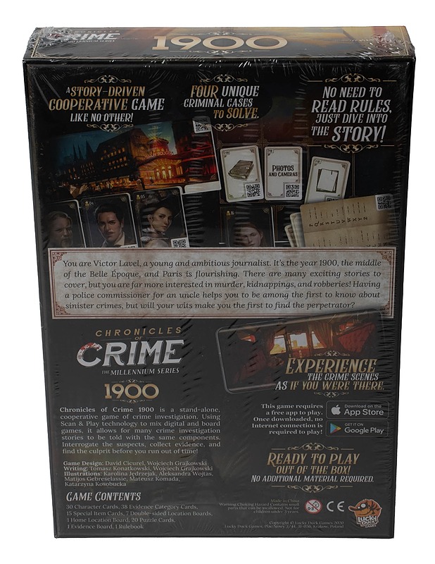 Chronicles of Crime the millennium series 1900 - Lautapelit - 10105412838 - 1