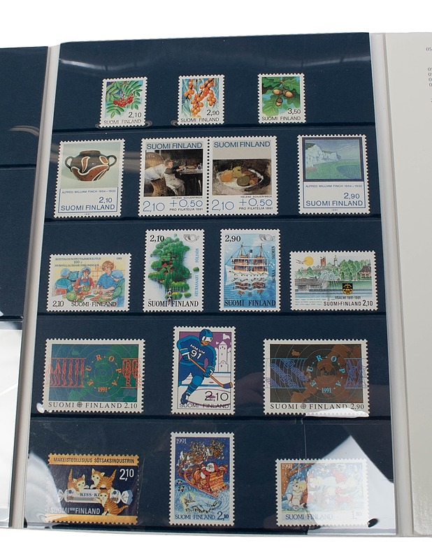 Suomen postimerkit 1991 - Askartelu - 10105412851 - 2