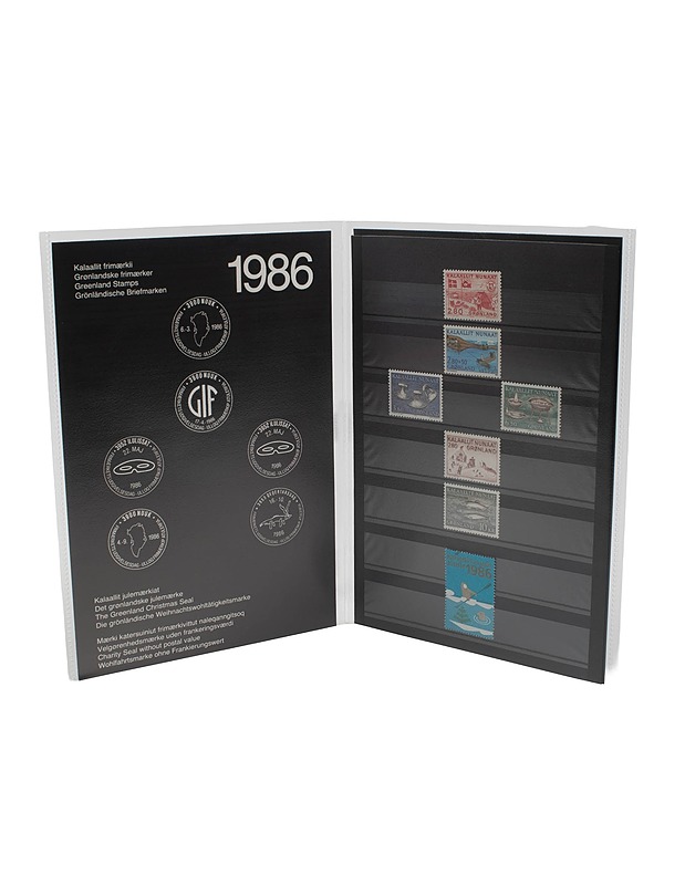 Grönlannin postimerkit 1986 - Askartelu - 10105412881 - 1