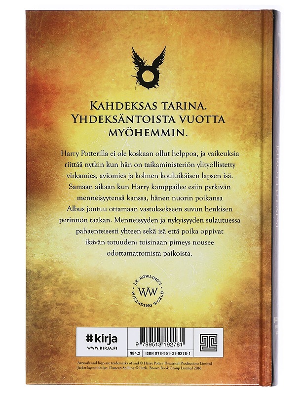 Harry Potter ja kirottu lapsi. Osat yksi ja kaksi - Thorne, Jack - Fantasia- ja scifi - 10105412925 - 1