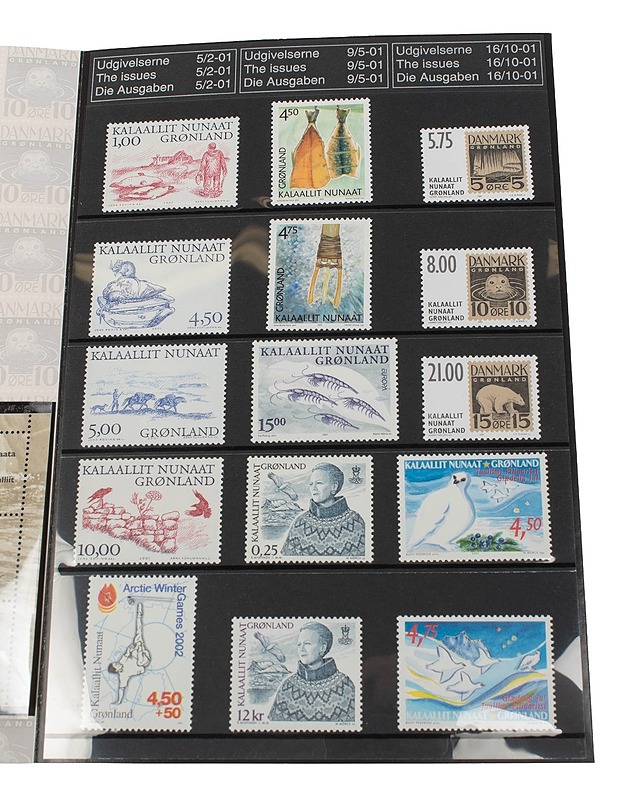 Grönlannin postimerkit 2001 - Askartelu - 10105412929 - 2