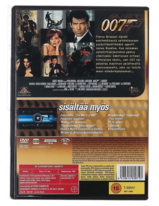 007 Ja Kultainen Silmä - DVD - DVD-elokuvat - 10105412931 - 1