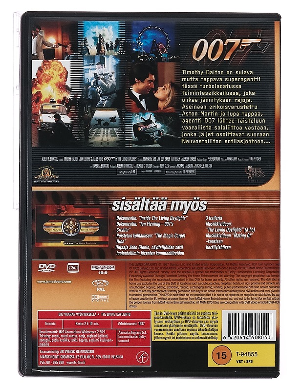007 Vaaran Vyöhykkeellä - DVD - DVD-elokuvat - 10105412944 - 1