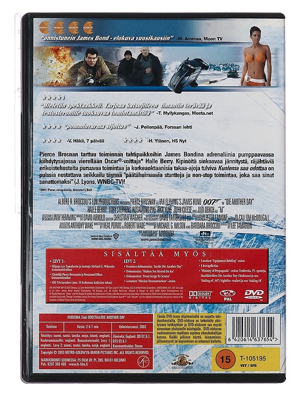 007 Kuolema saa Odottaa - DVD - DVD-elokuvat - 10105412966 - 1