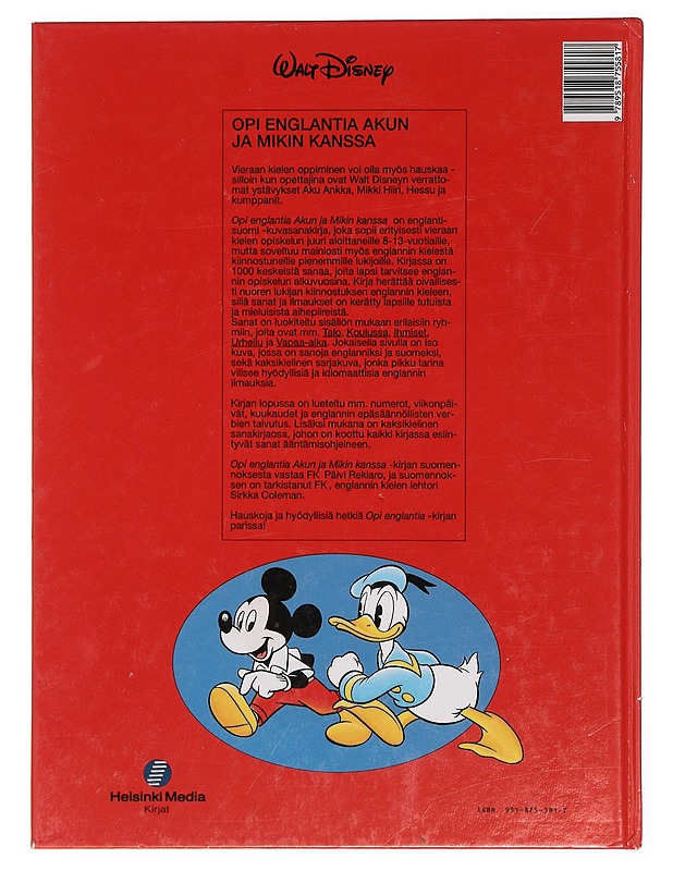 Opi englantia Akun ja Mikin kanssa - Disney, Walt - Tietokirjat ja oppaat - 10105413002 - 1