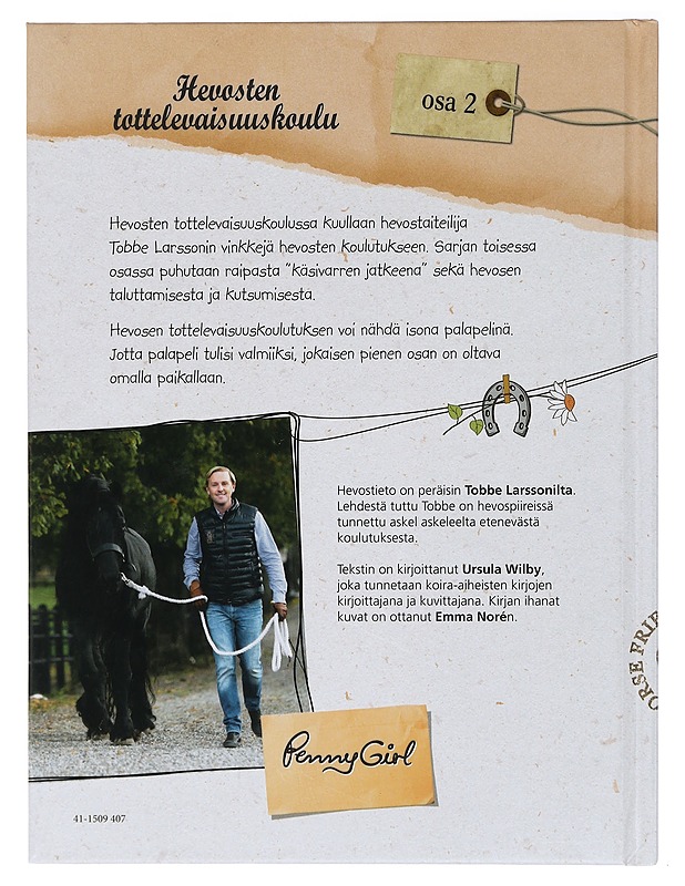 Hevosten tottelevaisuuskoulu- Tobbe Larsson & Ursula Wilby Osa 2 - Harrastekirjat - 10105413043 - 1